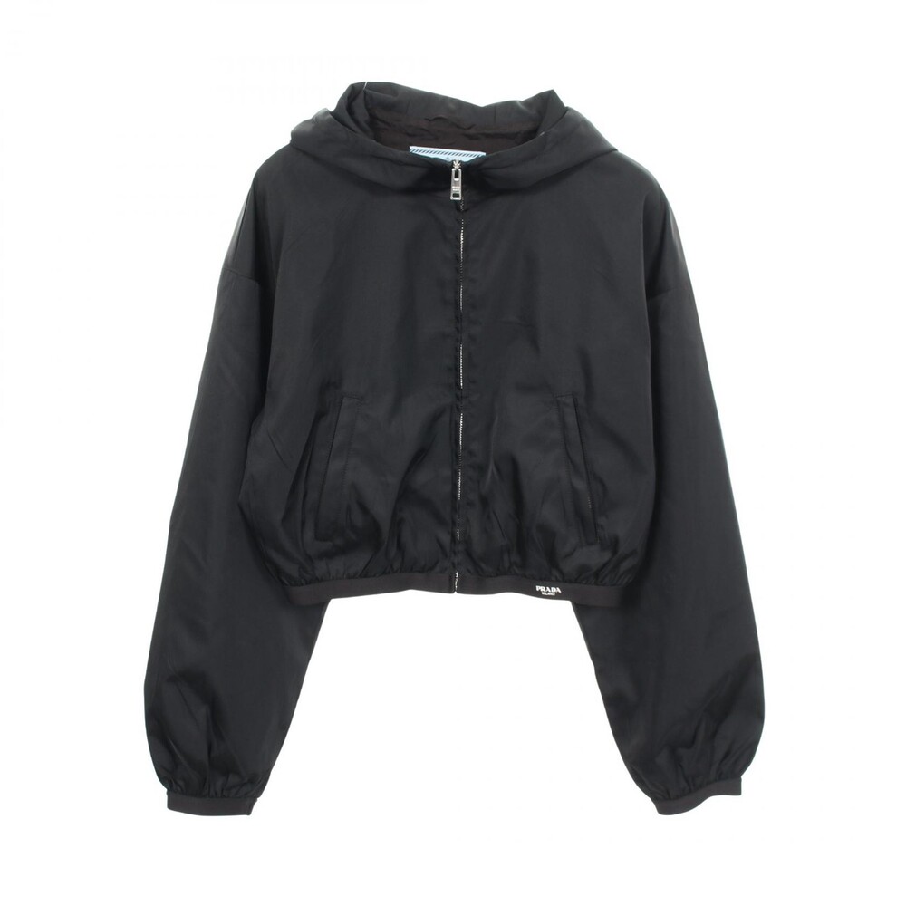 Prada Re-Nylon Cropped Hooded Blouson #321217P15B